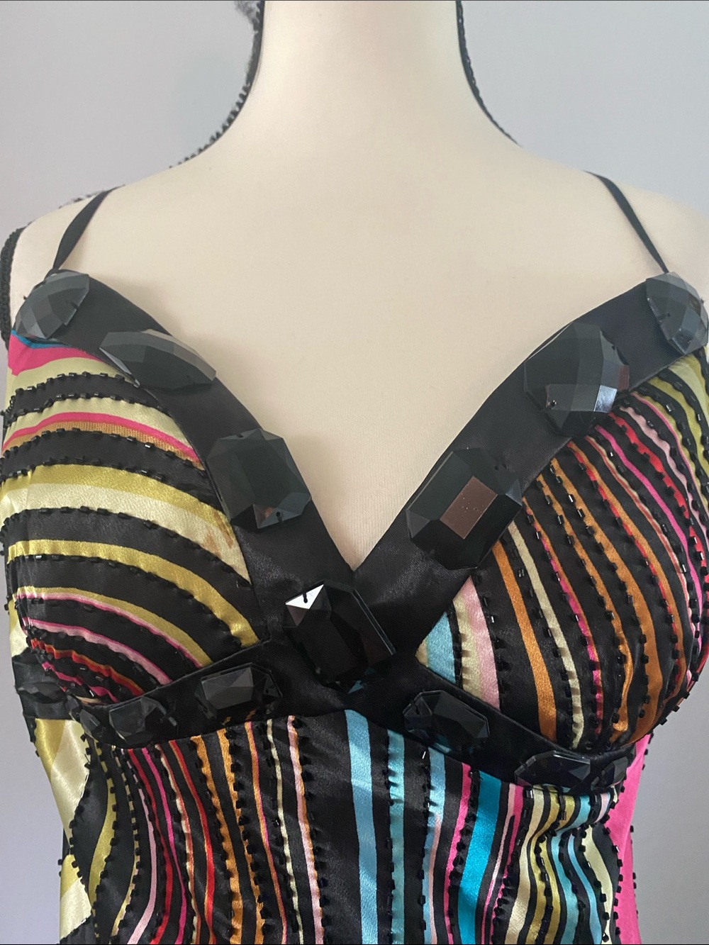 Dave & Johnny size 10 abstract formal party dress - Picture 3 of 9